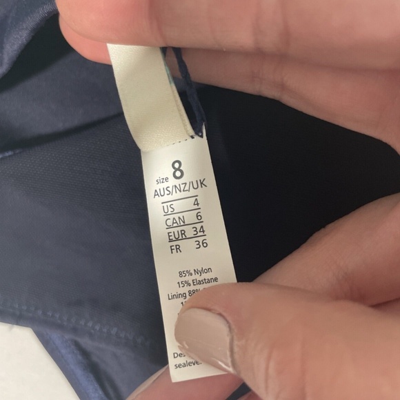 NWT Sea Level [ 4 US ] Essential Regular‎ Bikini Bottoms in Night Blue - Picture 7 of 12